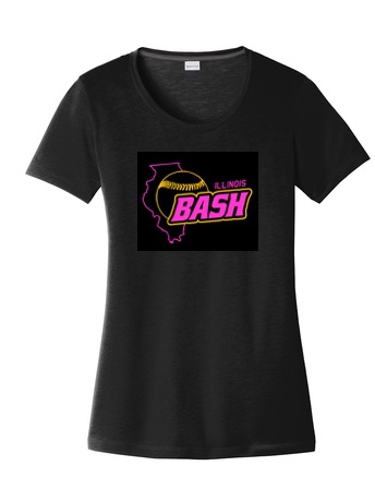 Ladies Cotton Touch Scoop Neck Tee